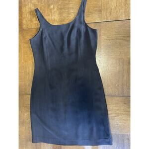 Tommy Bahama Dress Womens Size 10 Sleeveless Black Fully Lined 100% Silk